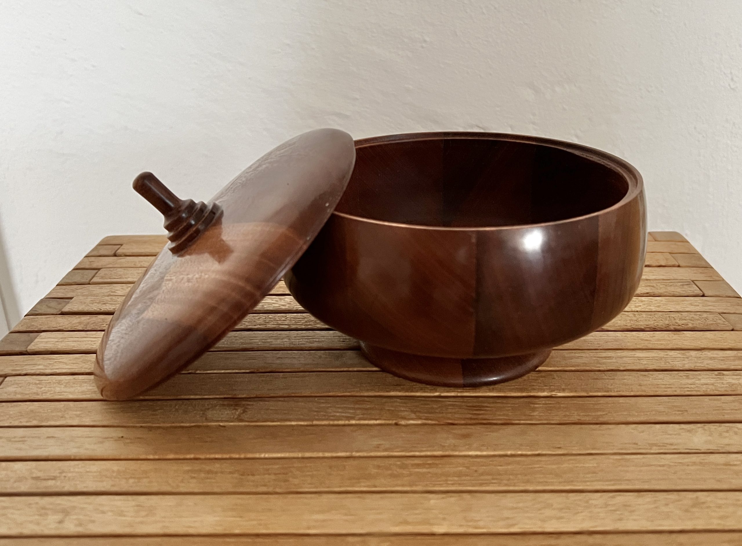 Skål med fod og låg 17x14 - Image 2
