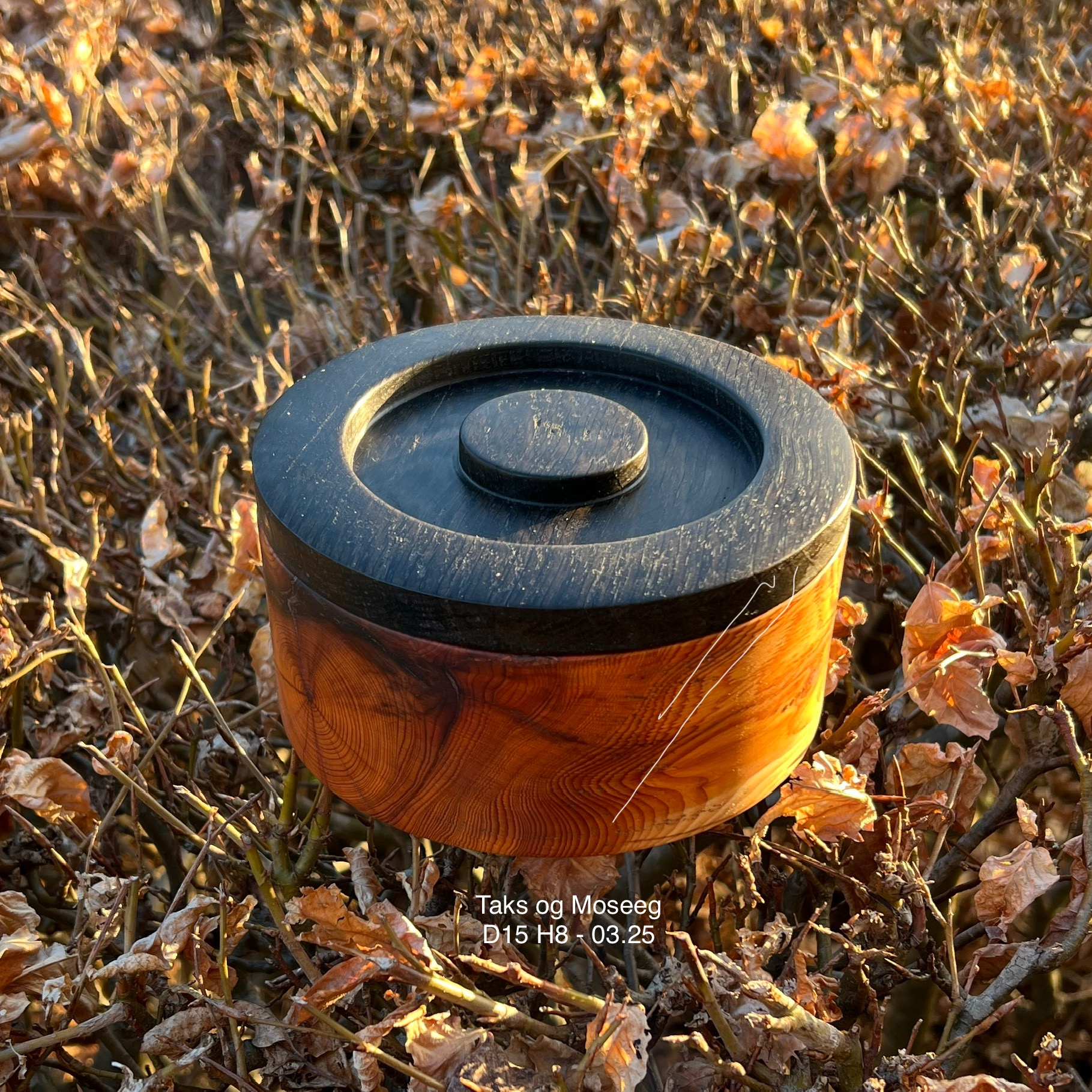 Krukke med låg 15x8